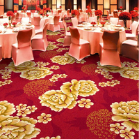 Moquette de luxe à tuftage mécanique, design floral moderne, pour hôtels 5 étoiles et casinos, en rouleaux, pour hall d'entrée, salon et moquette mur à mur
