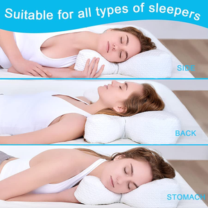 หมอนรองนอนคว่ำเมมโมรี่โฟม ป้องกันริ้วรอย ชะลอวัย หมอนเพื่อความงาม - Product Image 3