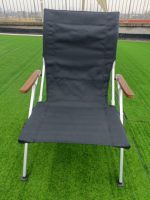Chaise pliante de camping en alliage d'aluminium, réglable, tissu simili toile 2400D, style glamping, pour randonnée et pêche
