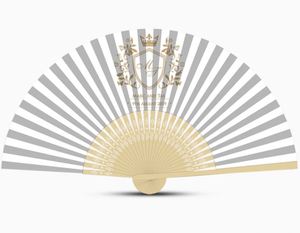 Oversized Eco-Friendly <b>Bamboo</b> Hand Crank Fan Commemorative Promotion <b>Craft</b> - Product Image 1