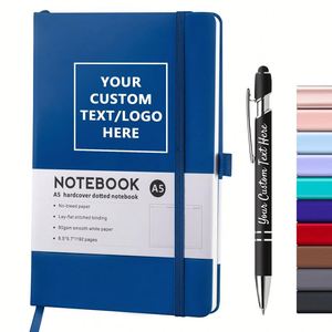 Cuaderno Personalizado con Tapa Dura de PU, Impresión Personalizada con el Logotipo de la Escuela, Cuaderno A5 con Tapa Suave - Product Image 1