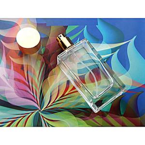 Botella de spray de perfume <span class=keywords><strong>Zara</strong></span> de gama alta Botella de perfume rectangular de 50ml con tapa de aleación de zinc de color dorado - Product Image 5