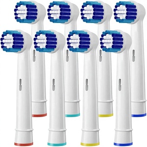 Paquete de 8 cabezales de repuesto compatibles con cepillos de dientes <span class=keywords><strong>Oral</strong></span>-<span class=keywords><strong>B</strong></span> <span class=keywords><strong>Professional</strong></span> <span class=keywords><strong>Care</strong></span> series 500/600/1000/2000/2500/3000/5000/7000 - Product Image 1