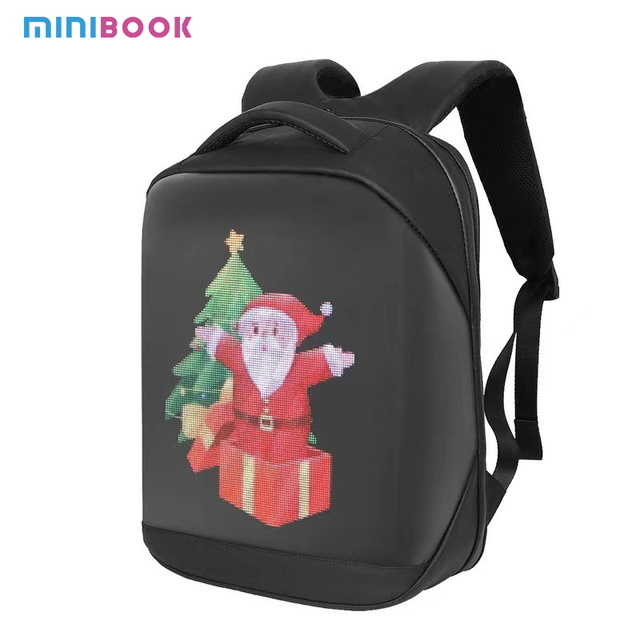 Smart Led Pix Backpack LED Advertising Light Waterproof WiFi Version Backpack Outdoor Climb Bag Walking Billboard Bags