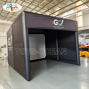 Simulador de <span class=keywords><strong>Golf</strong></span> Móvil para Exteriores, Recinto Inflable para Simulador de <span class=keywords><strong>Golf</strong></span> para Eventos y Campos de Práctica - Product Image 2