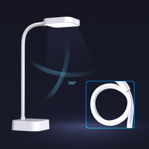 Lámpara de escritorio pequeña recargable alimentada por batería, luz de escritorio LED regulable, lámpara de estudio de protección ocular, luces de lectura de cabecera - Product Image 6