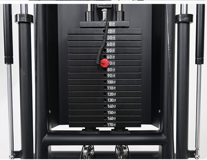 Barre de traction latérale pour entraînement de la force des muscles dorsaux, longueur réglable, pour salle de sport à domicile, accessoires d'équipement de fitness, poignée magnétique - Product Image 3