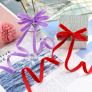 ริบบิ้นกำมะหยี่ขนาด 3/8 นิ้ว 10 มม. แพ็คสุดคุ้ม - Product Image 5