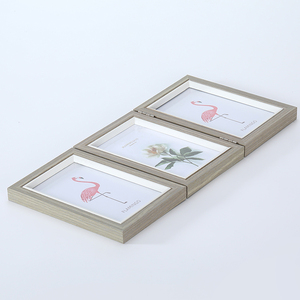 Di alta qualità classico Vintage marrone MDF Collage Photo Frame all'ingrosso in piedi appesi decorazioni da parete Art cornici - Product Image 3