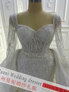 Magnifique <span class=keywords><strong>Robe</strong></span> <span class=keywords><strong>de</strong></span> Mariée Sirène pour Fêtes <span class=keywords><strong>de</strong></span> Fiançailles - Product Image 3