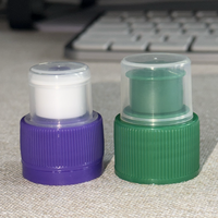 Bouchon de bouteille d'eau en plastique de 28 mm, de qualité alimentaire, jetable, écologique, à ouverture par poussée et traction, solution tout-en-un pour moule automatique