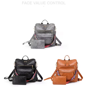 Mochila Casual Personalizada para Mujer, de Gran Capacidad, Impermeable, Transpirable, de PU, para Exteriores, para la Escuela - Product Image 3