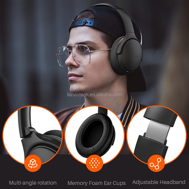 Wholesale Factory Price BT 5.4 Bluetrum Chipset Top Selling Wireless Over Ear Multiple Modes Headset for Study