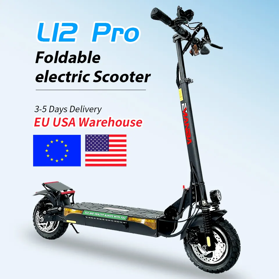 EUA EUA UE Armazém Dobre E-Scooter 800W 10 Polegada Fat Tire Drop Shipping Scooter Elétrico Adulto Suspensão completa
