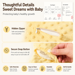 Juguete <span class=keywords><strong>de</strong></span> Peluche para Bebés con Función <span class=keywords><strong>de</strong></span> Calor y Control Remoto, Almohada Anti-Sobresalto para Dormir, <span class=keywords><strong>de</strong></span> Algodón PP Bordado - Product Image 3
