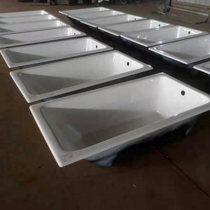 <span class=keywords><strong>Baignoire</strong></span> autoportante en <span class=keywords><strong>fonte</strong></span> BGL Modern de 1,5 m, écologique, taille standard du marché américain, pour décoration d'hôtel, <span class=keywords><strong>encastrable</strong></span> - Product Image 5