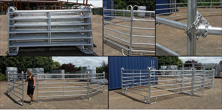 Heavy Duty Galvanized Livestock Fencing A53 A369 Anti Rust 360 Degree Full Welding