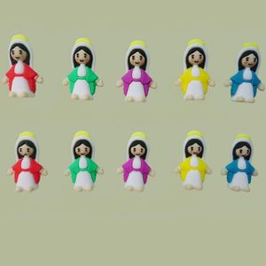 Figurine de bureau en plastique Notre-Dame de la Miséricorde, décoration de Pâques, best-seller transfrontalier, en stock, mignonne, style dessin animé, cadeau de maternité - Product Image 1