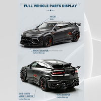 Accessoires de voiture, kit carrosserie en fibre de carbone sèche pour Lamborghini Urus SE 2025+, mise à niveau vers le style Msy, pare-chocs de voiture complet, kit carrosserie
