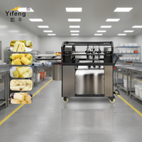 Hoogproductieve geautomatiseerde roestvrijstalen snijmachine voor commerciële automatische suikerrietreiniging en -schillen