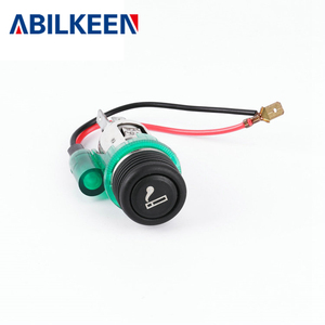 12-<span class=keywords><strong>24V</strong></span> không thấm nước ổ cắm điện Thuốc lá nhẹ hơn cho các loại xe - Product Image 4