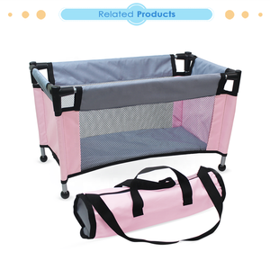 Lit <span class=keywords><strong>de</strong></span> poupée pliable Dollri Starri pour filles, parc <span class=keywords><strong>de</strong></span> jeu pour poupées <span class=keywords><strong>de</strong></span> 18 pouces avec sac <span class=keywords><strong>de</strong></span> rangement, mobilier <span class=keywords><strong>de</strong></span> jeu - Product Image 2