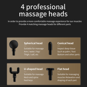 <span class=keywords><strong>Pistolet</strong></span> de <span class=keywords><strong>massage</strong></span> corporel électrique à 6 vitesses <span class=keywords><strong>Pistolet</strong></span> de <span class=keywords><strong>massage</strong></span> musculaire avec fonction de vibration portable pour application manuelle - Product Image 5