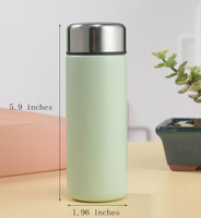 Offre Spéciale Petite Mini Bouteille D'eau Isolée pour Boissons Chaudes Froides Mignon En Acier Inoxydable Voyage Tasse À Café Étanche Fiole À Vide