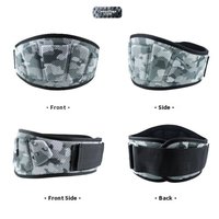 Cinturón de Levantamiento de Pesas de Poliéster Duradero y Personalizable para Sentadillas Profundas, Dominadas, Entrenamiento, Soporte Lumbar y Cincher de Cintura