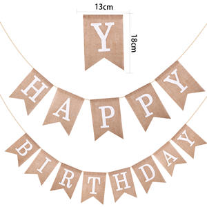 Joyeux anniversaire bannière suspendu holographique guirlande argent brillant rose <span class=keywords><strong>arc</strong></span>-<span class=keywords><strong>en</strong></span>-<span class=keywords><strong>ciel</strong></span> Laser décorations de fête - Product Image 1