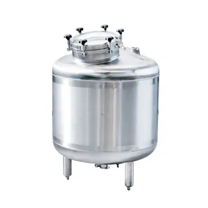 Stainless Steel Storage Tanks Water Tanks 100000 Litre for Industrial Use Storage Perfume Shampoo Cream Mixer Machine New Arrive