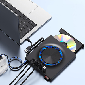USB3.0 loại 3-trong-1 đa chức năng bên ngoài Ổ đĩa di động CD DVD Burner, thẻ SD, U đĩa Máy nghe nhạc đọc tốc độ CD ROM 24x CD-RW - Product Image 2