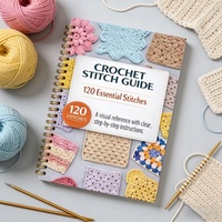 Carnet de planification de projets de crochet et de tricot exclusif à spirale, avec journal de bord et design pour les passionnés de fil – Cadeau idéal