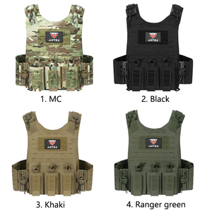 Veste tactique porte-plaques MOLLE en polyester à dégagement rapide, personnalisable avec logo, pour personnel de sécurité - Vente en gros - Product Image 6