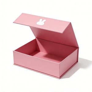 Caja de Embalaje de Papel Plegable para Ropa y Zapatos con Logotipo Personalizado, Hecha con Materiales Reciclados, Rígida, Magnética, Rectangular - Product Image 1