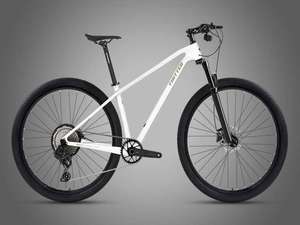 Bicicleta de Montaña de Carbono de 29 Pulgadas WARRIORpro-LT Ultraligera 9.9kg Horquilla Rígida 12 Velocidades Freno de Disco Hidráulico Shimano <span class=keywords><strong>MTB</strong></span> - Product Image 2