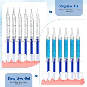 Kit de 12 Jeringas de Gel Blanqueador Dental, Recargas de Gel Blanqueador de 3 ml para Dientes Sensibles, Funciona con Luz LED y Bandeja - Product Image 2