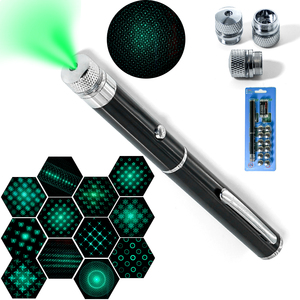 Con trỏ <span class=keywords><strong>laser</strong></span> màu xanh lá cây với đầu chiếu 13 trong 1, nhiều mẫu để ngắm sao, thiên văn học và vui chơi ngoài trời - Product Image 1