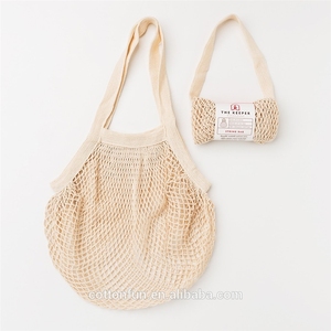 Net 5 Cái Tái Sử Dụng Lưới Cotton Mua Sắm Tote Túi Xách Tay Chuỗi Bag Organizer Cho Tạp Hóa Mua Sắm/Ngoài Trời Gói - Product Image 1