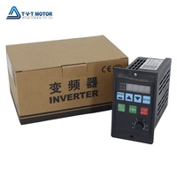 Contrôleur de vitesse compatible avec moteur triphasé AC, entrée 220V monophasé, réversible, 25W à 750W, pour convoyeur
