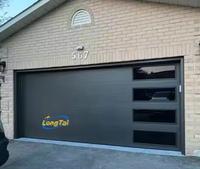 LONG TAI Porte de garage en aluminium de haute qualité: isolée pour couper les factures, coupe-vent pour résister aux intempéries