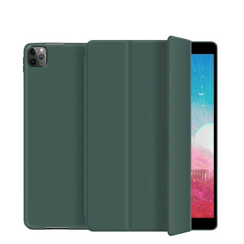 2023 Hot Sale Factory Direkt verkauf Smart PU Leder Soft Silicone Cover Tablet Hülle für iPad Pro 11 2018/2020/2021/2022