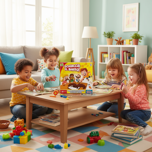 Jeu de société Schiaccia Il Baffo 26x28 cm pour 3 à 6 joueurs à partir de 3 ans, jeu amusant de capture de moustaches - Product Image 3