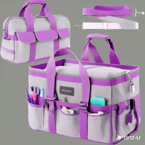 Free sample Garden <b>Tool</b> Tote Storage <b>Bag</b> with 8 black Home Organizer for Indoor and Outdoor Gardening <b>Tool</b> <b>Kit</b> Holder - Product Image 1