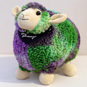 Peluche personnalisé gros mouton alpaga jouets super doux Kawaii animaux en peluche mignon peluche agneau pour anniversaire bébé enfants cadeaux - Product Image 4
