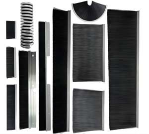 T F H Type Industriële Weerafdichtingsborstels 10-200Mm Deurveger Slijtvast Nylon/Pp/Pet/Staaldraad Strip Kabelbeheer - Product Image 5