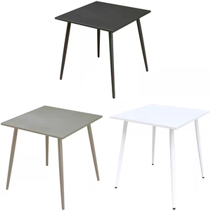 Modern Stainless Steel Coffee <strong>Table</strong> for Outdoor Living <strong>Small</strong> Round <strong>Patio</strong> Furniture for Courtyard &amp; Hotel Use - Product Image 4