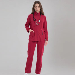 Uniformes Médicos al por Mayor para Mujer, Ropa <span class=keywords><strong>de</strong></span> Enfermería Cómoda, Duradera, Transpirable y a la Moda, Chaqueta <span class=keywords><strong>de</strong></span> <span class=keywords><strong>Trabajo</strong></span> - Product Image 5