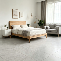 Carreaux de porcelaine effet marbre poli brillant Foshan 400x800, motif continu pour mur d'hôtel, carreaux de sol 60x60