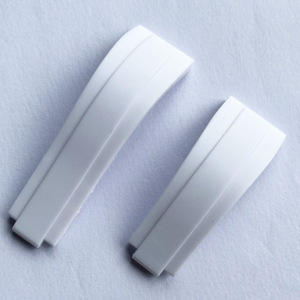 Custom logo Rubber Watchband 20/21mm for Rs <strong>Submarineres</strong> GMT Yachtmaster Glideleck Adjustable Wristband Silicone Watch Strap - Product Image 4
